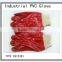 Red Industrial Working PVC Glove