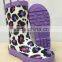 Children Rubber Rain Boots with Easy-On Handles