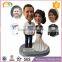 Factory Custom made best home decoration gift polyresin resin bride groom figurine