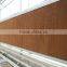 Glass/film greenhouse use 7090 honey comb evaporative paper cooling pad