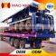 hot sale 8 or 12 twisted lock flatbed container semi trailer