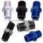 NPT Male Fitting Coupler Straight Male 3/8" NPT to Male 3/8" NPT Blue