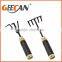 Cheap and high hardness wooden handle garden tool set with metal carbon steel head garden shovle rake fork garden tool sets