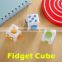 2016 New arrive Addicting High Quality 6-Sided Desk Toy Fidget Mixed colors magical cub smooth button desk toy fidget