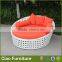 royal garden outdoor round bed luxury outdoor furniture