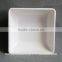 White Solid Color Factory Wholesale Square Sauce Dish/melamine Kitchenware