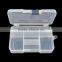 5 Grids Clear Fancy Plastic Dividers Box 5 Slots Beads Kids Art DIY storage boxes
