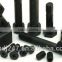 The black color hex bolt with cheap price