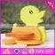 2017 New product funny 3d duck children wooden animal puzzles for toddlers W14G043