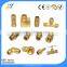 Brass female 4 way pipe fitting