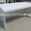white buffet table event detachable table