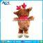christmas plush toy cute lint bear wearing christmas decoration suit