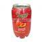 300ml PET canned Fruit Flavor Soda Drink with Carbonate