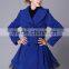 2015 New Fashion clothing factory price women causal coat long women coat