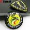Eco-friendly rubber custom made iron on patches silicone logo patch