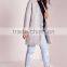 2016 new style girls grey wool cocoon coats elegant design