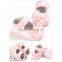 2017 beauty toddler infant dancing shoe bow flash princess costume kid shoe