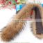 BBG-H-7 Wholesale Real Colorful Raccoon Fur Trim for Women's Shoes&Boots Welt with Factory Price
