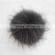 Myfur Colorful Dyed Raccoon Fur Pom Puff Hat Accessory Pompoms
