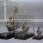 Modern Diamond Crystal Ship Model/Elegant Ship Souvenir Business Gifts