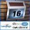 landsign XLTD-910 stainless steel finished 2*super bright led rechargeable solar light