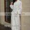 Double-side Plushed Hooded Bathrobe