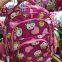 Boys and girls school bag, durable polyester backpack, large capacity shoulder bookbag, bag factory