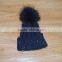 SJ790 Korea Design Sweet Girl Fur Ball Promotional Beautiful Hats