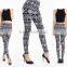 Floral Print Elephant Brushed Leggings Women