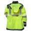 high visibility workwear jacket security guard winter jacket