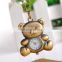 New Fashion Cute Pocket Watch Little Bear Pendant Necklace Women Dress Quartz Watches Gift