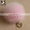 Wholesale Charm Newest Fashion Top Quality Pom Pom Fox Key Chain