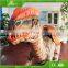 High quality Animatronic Dinosaur Walking Animals Kiddie Rides