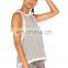 2017 custom design women's slim fit cotton gym hoodie/ workout sleeveless gym hoodie