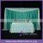 TC012M organza cheap fabric table cloths rectangular marriage decoration table skirt