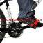 Black Bike Pedal Strap Bike Racing Toe Clips Leather Pedal Straps