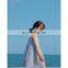 X1014/1 Year Girls Cotton Linen Princess Dresses Angel's Wings Design Fresh Boutique Girls Clothing