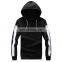 Wholesale Korea style White panel stripe at sleeve brushing pullover fleece clothing Mens Sweatshirt Hoodies