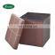 Reatai hot sale colorful leather footstool lounge pouf bench ottoman