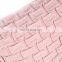 Fashion Soft Hand Home Decor Sofa Wrinkle Velvet Pink Cushion