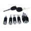 Free Shipping! Ignition Switch Lock Barrel & 4 Door Lock & Key For VW Transporter Mk4 EuroVan