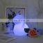 Home decorative battery opetated rgb led water drop night light