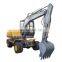 High Durability China Mini Wheel Excavator for Sale