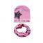 For Toddler Kids Girl Boy Star Print Winter Warm Soft Cotton Hat Cap+Scarf Set