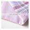 5Pcs/Lot Square Plaid Stripe Handkerchiefs Men Classic Vintage Pocket Cotton Handkerchief Towel For Wedding Party 38*38Cm Random