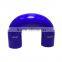 High Temperature Flexible Automobile Parts 180 Degree Silicone Elbow