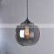 Smoke Color Glass Pendant Light Decorative Restaurant Hanging Lamps