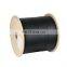 G657A1 G657A2 LSZH 3mm steels flat SM singlemode fiber optic cable with steel messenger drop fiber optic cable