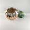 interior Rustic Office Living farm house gold modern nordic ceramic cactus figurine statue for home decor