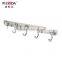 WESDA New product Decorative Stainless Steel Clothes Hook with blue diamond(315)